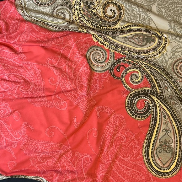 Chico's Red Paisley Dress - Picture 6 of 6